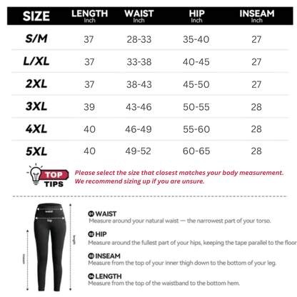 Enavell High Waisted Warm Fleece Lined Leggings